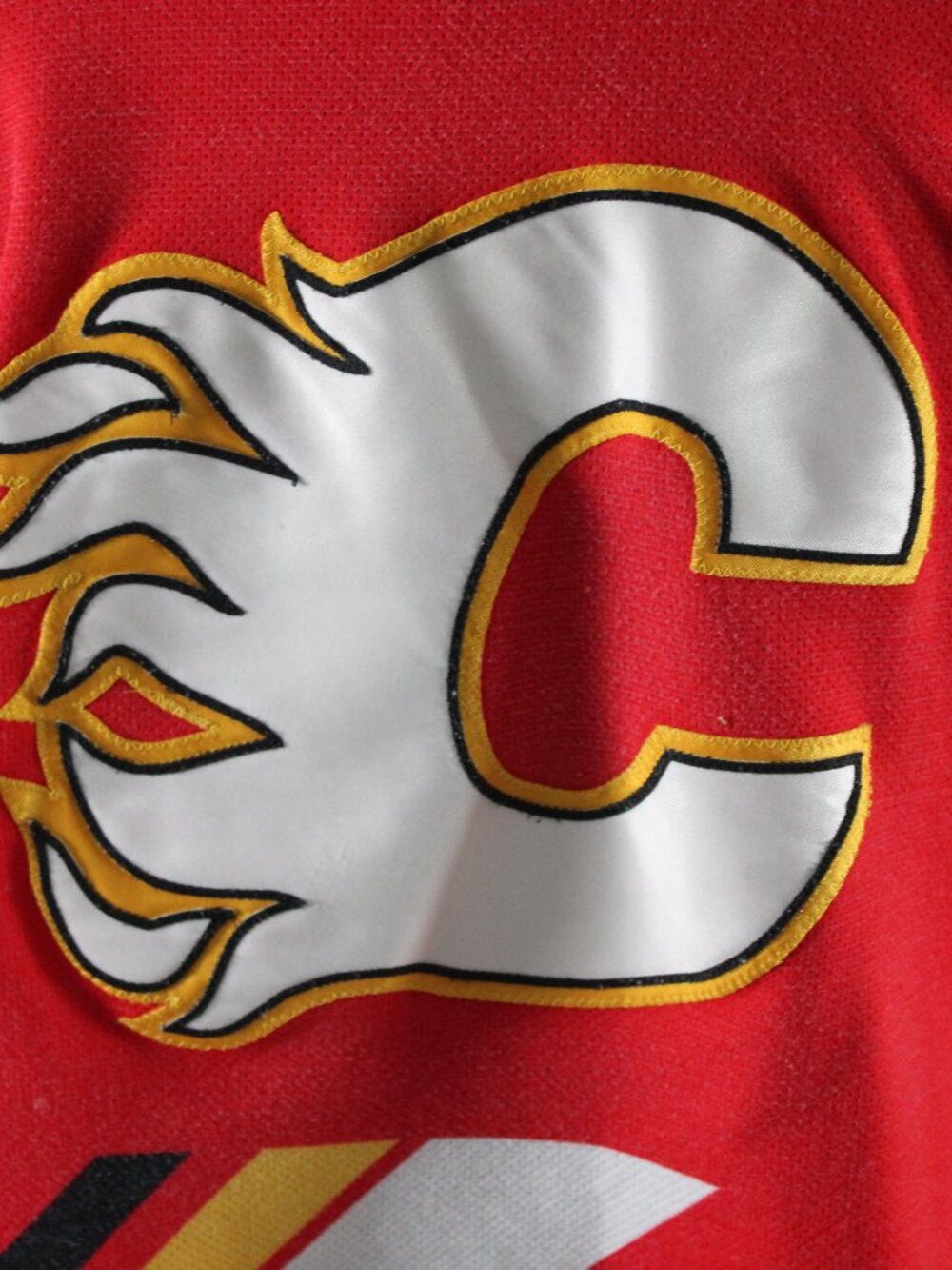 Calgary Flames Jersey (VTG) - 1990s Away Jersey by Pro Player - Men's 2XL - Picture 2 of 8